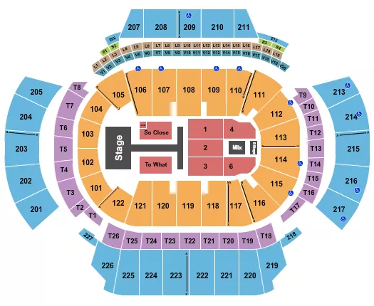 seating chart for State Farm Arena - GA - Tate McRae - eventticketscenter.com