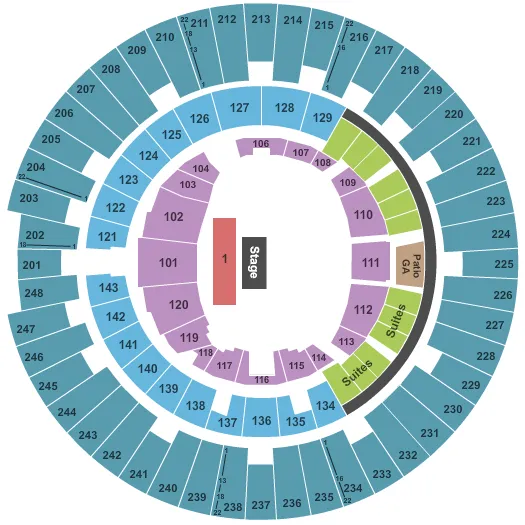 seating chart for State Farm Center - Casting Crowns - eventticketscenter.com