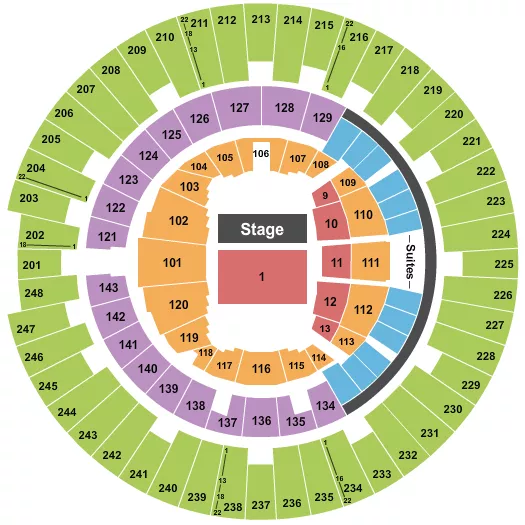 seating chart for State Farm Center - Comedy - eventticketscenter.com