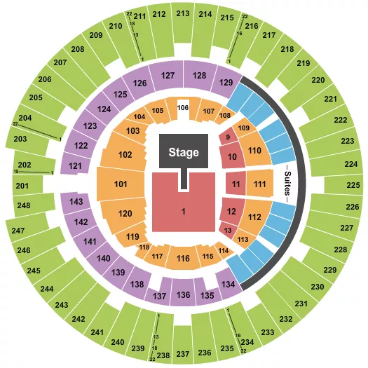 seating chart for State Farm Center - Parker McCollum - eventticketscenter.com