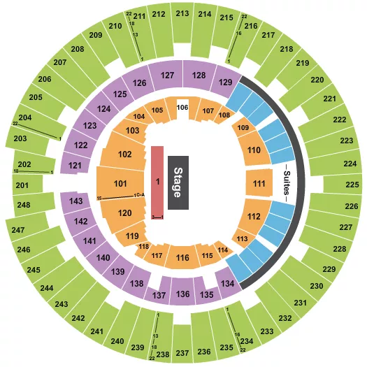 seating chart for State Farm Center - Theatre - eventticketscenter.com