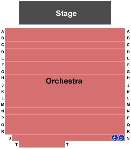 seating chart for Stateside At Paramount Theatre - TX - End Stage - eventticketscenter.com