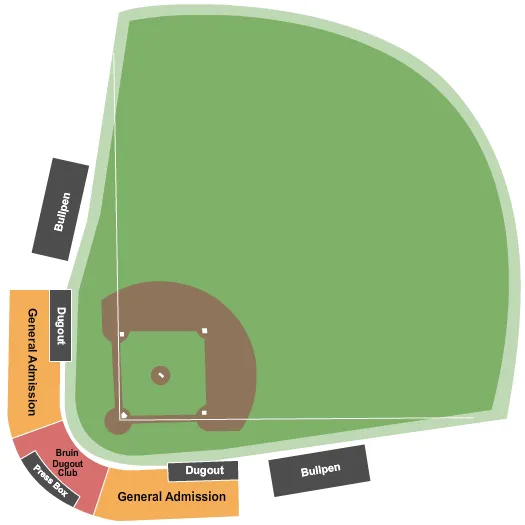 seating chart for Jackie Robinson Stadium - Baseball - eventticketscenter.com