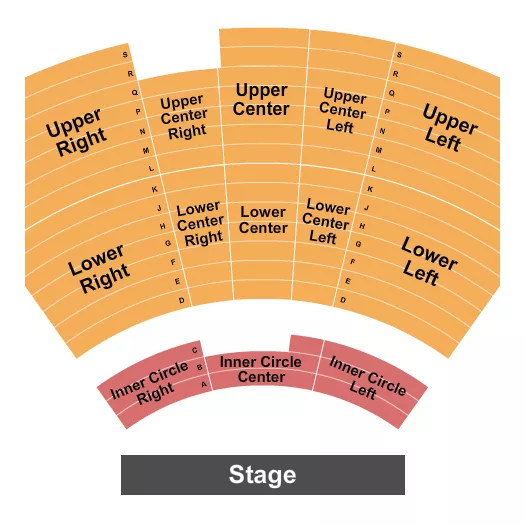Endstage Seating Chart at Stephenson Theatre at Phoenix Theatre. The chart shows the main floor/stage with seating options surrounding it, which are color coded