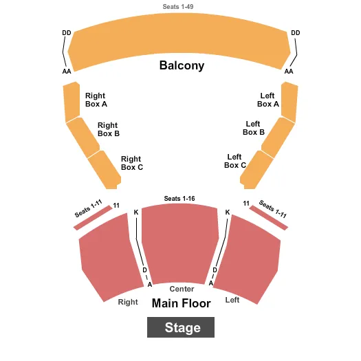 seating chart for Steppenwolf Theatre - The Brothers Size - eventticketscenter.com