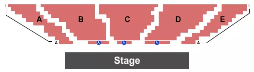 seating chart for Stern Cultural Center - Endstage - eventticketscenter.com