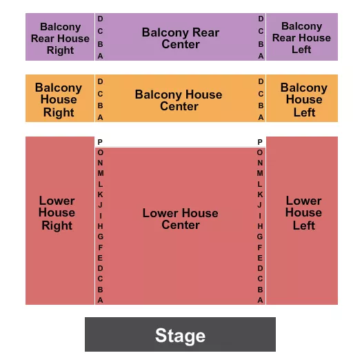 seating chart for Stewart Theater - Dunn - Endstage - eventticketscenter.com