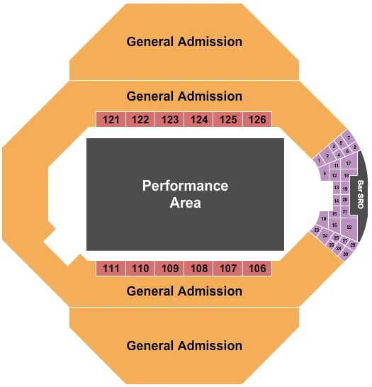 seating chart for Landon Arena At Stormont Vail Events Center - Arenacross - eventticketscenter.com