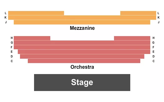 seating chart for Strand Theater - Zelienople - Endstage 2 - eventticketscenter.com