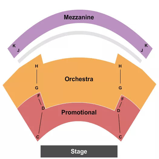 seating chart for Strand Theater - Zelienople - End Stage - eventticketscenter.com