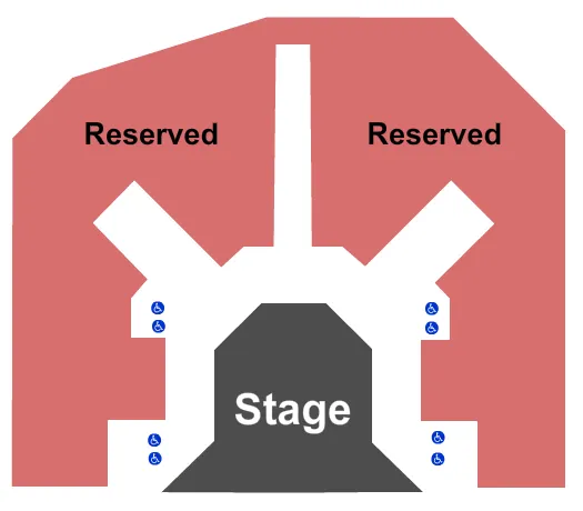 seating chart for Studio Theatre - Stratford  - End Stage - eventticketscenter.com