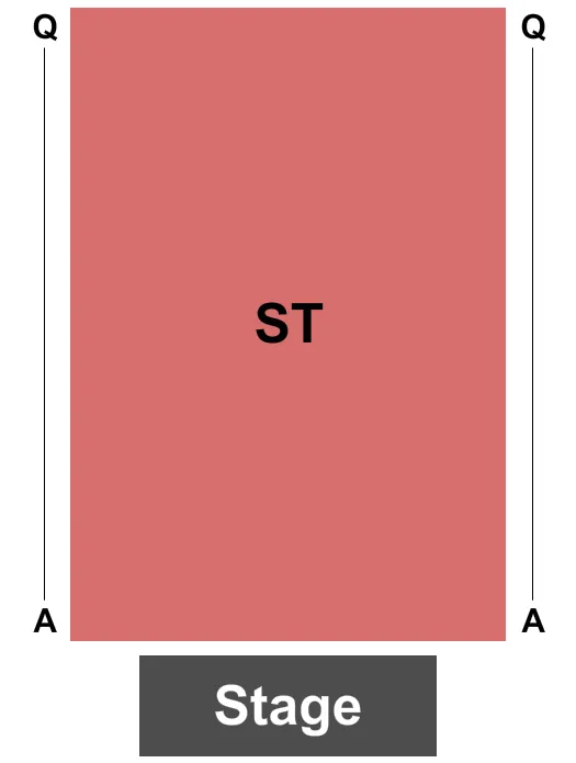 seating chart for Studio Theatre at King Center For The Performing Arts - Endstage 2 - eventticketscenter.com