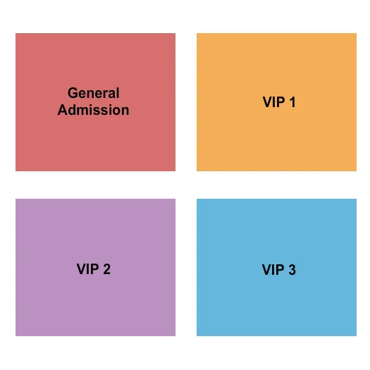 seating chart for Substation - Seattle - GA/VIP1/VIP2/VIP3 - eventticketscenter.com