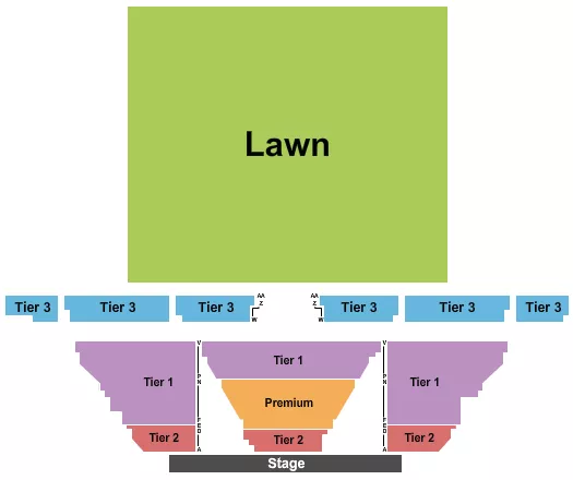 seating chart for Sun Valley Pavilion At The Sun Valley Center for the Arts - Endstage 2 - eventticketscenter.com