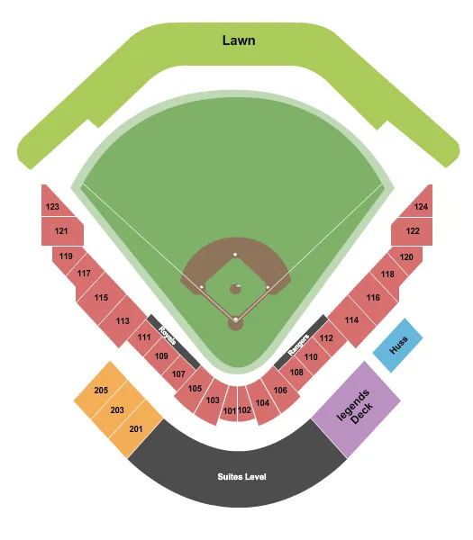 seating chart for Surprise Stadium - Baseball - eventticketscenter.com