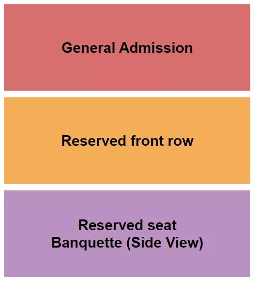 seating chart for Sweetwater Music Hall - GA/Side/Front - eventticketscenter.com