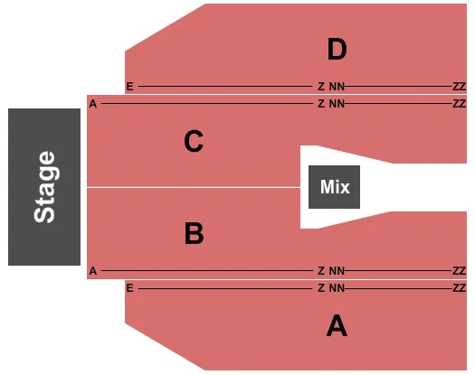 seating chart for Sweetwater Pavilion - Endstage-2 - eventticketscenter.com