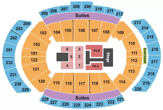 seating chart for T-Mobile Center - Teddy Swims - eventticketscenter.com