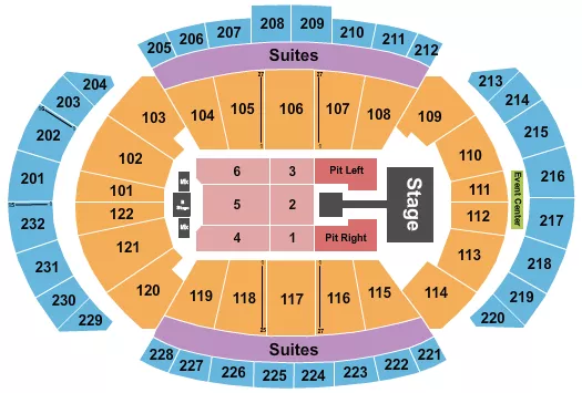 seating chart for T-Mobile Center - sombr - eventticketscenter.com