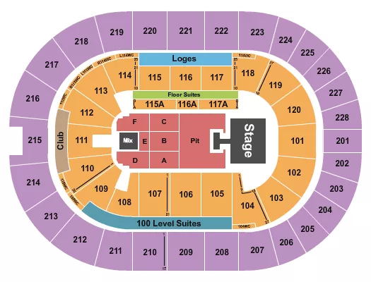 seating chart for TD Coliseum - Jason Aldean - eventticketscenter.com