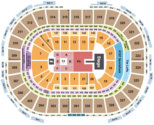 seating chart for TD Garden - Alex Warren - eventticketscenter.com