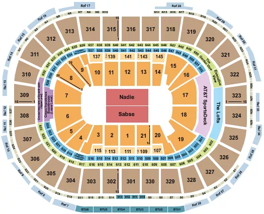 seating chart for TD Garden - Bad Bunny 2 - eventticketscenter.com