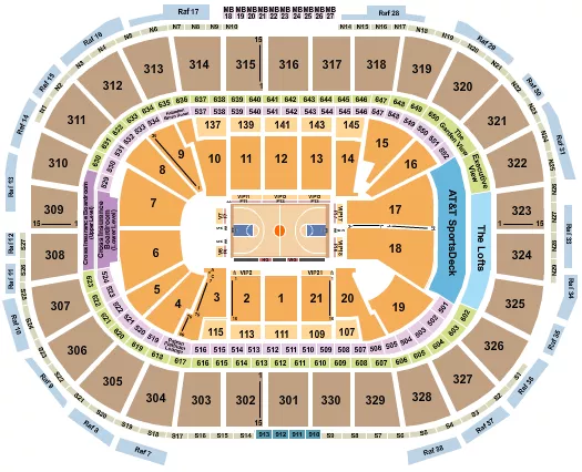 seating chart for TD Garden - Basketball - Globetrotters - eventticketscenter.com