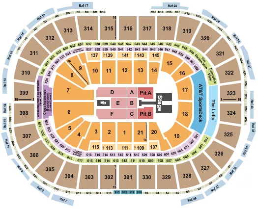 seating chart for TD Garden - Kelsea Ballerini - eventticketscenter.com