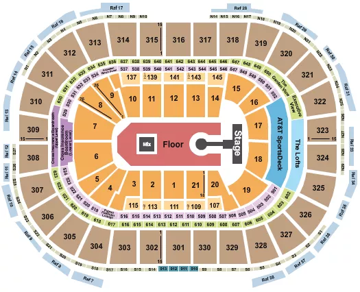 seating chart for TD Garden - Kygo - eventticketscenter.com
