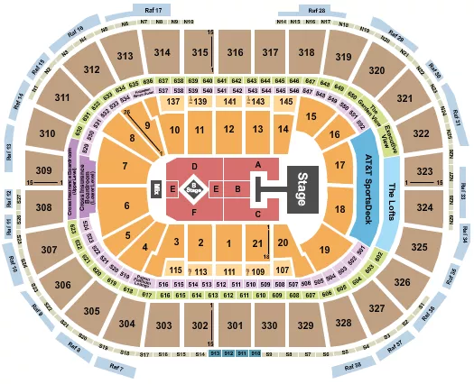 seating chart for TD Garden - Kylie Minogue - eventticketscenter.com