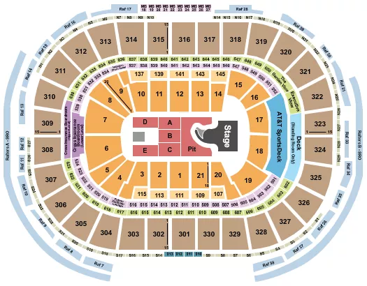 seating chart for TD Garden - Megan Moroney - eventticketscenter.com