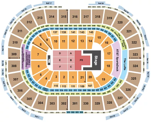 seating chart for TD Garden - Olivia Rodrigo - eventticketscenter.com