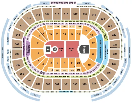 seating chart for TD Garden - Phoebe Bridgers - eventticketscenter.com