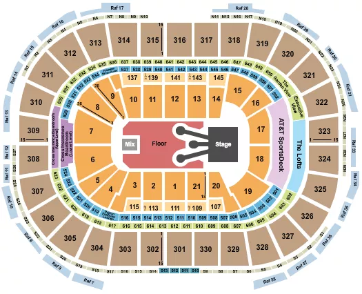 seating chart for TD Garden - Rod Wave - eventticketscenter.com