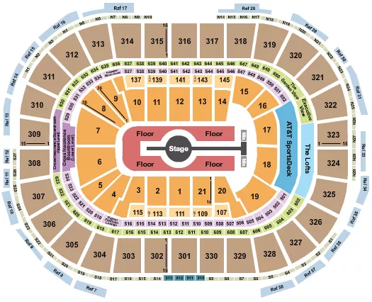 seating chart for TD Garden - Rod Wave - eventticketscenter.com