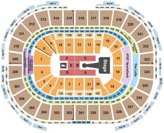 seating chart for TD Garden - Romeo Santos - eventticketscenter.com