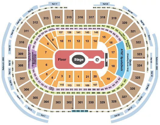seating chart for TD Garden - Tame Impala - eventticketscenter.com