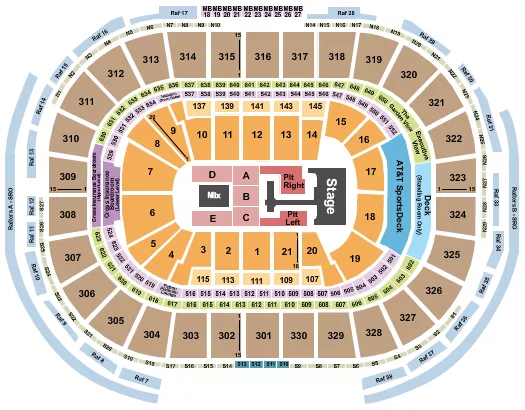 seating chart for TD Garden - Teddy Swims - eventticketscenter.com