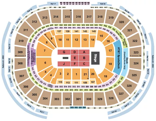 seating chart for TD Garden - Tool - eventticketscenter.com