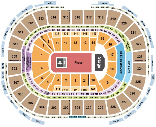 seating chart for TD Garden - Tyler The Creator - eventticketscenter.com