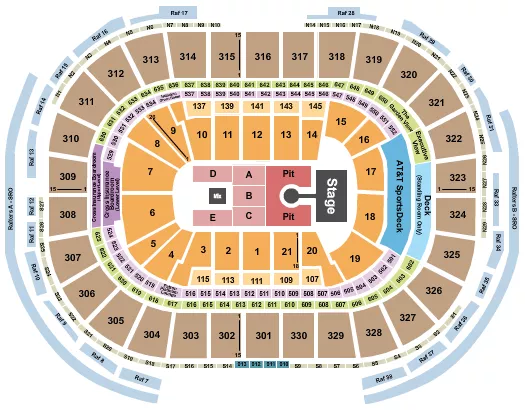 seating chart for TD Garden - Weezer - eventticketscenter.com