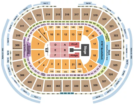 seating chart for TD Garden - sombr - eventticketscenter.com
