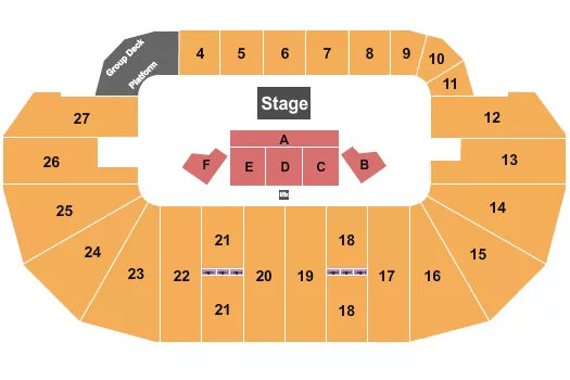 seating chart for TD Place Arena - Paula Abdul - eventticketscenter.com
