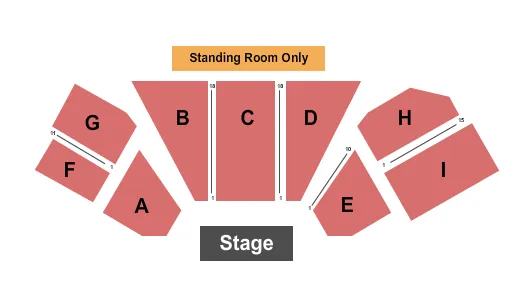 seating chart for TJ's Corral - End Stage - eventticketscenter.com