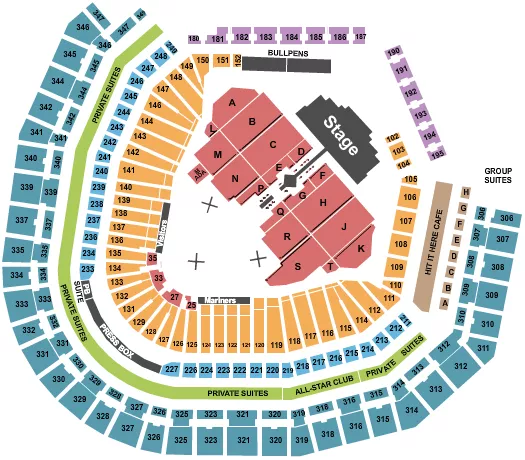 seating chart for T-Mobile Park - Fuerza Regida - eventticketscenter.com