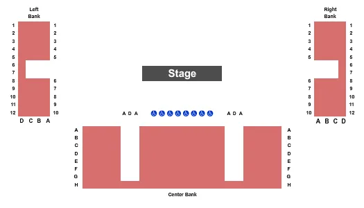 seating chart for Tennessee Performing Arts Center - Andrew Johnson Theater - Spamilton - eventticketscenter.com