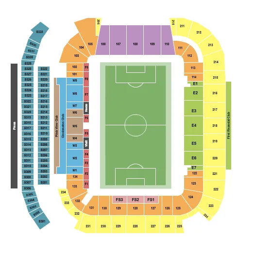 seating chart for TQL Stadium - Soccer 2 - eventticketscenter.com