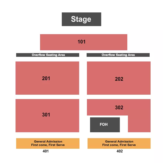 seating chart for Tachi Palace Hotel & Casino - Reserved - eventticketscenter.com