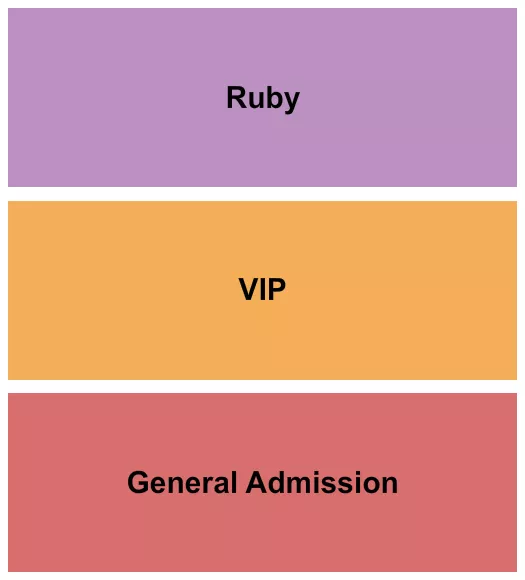 seating chart for Tampa Convention Center - GA/VIP/Ruby - eventticketscenter.com