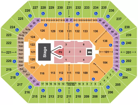 seating chart for Target Center - Conan Gray - eventticketscenter.com